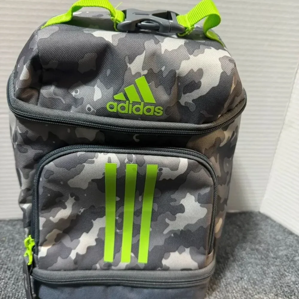 Adidas Green Gray Lunch Bag Camo